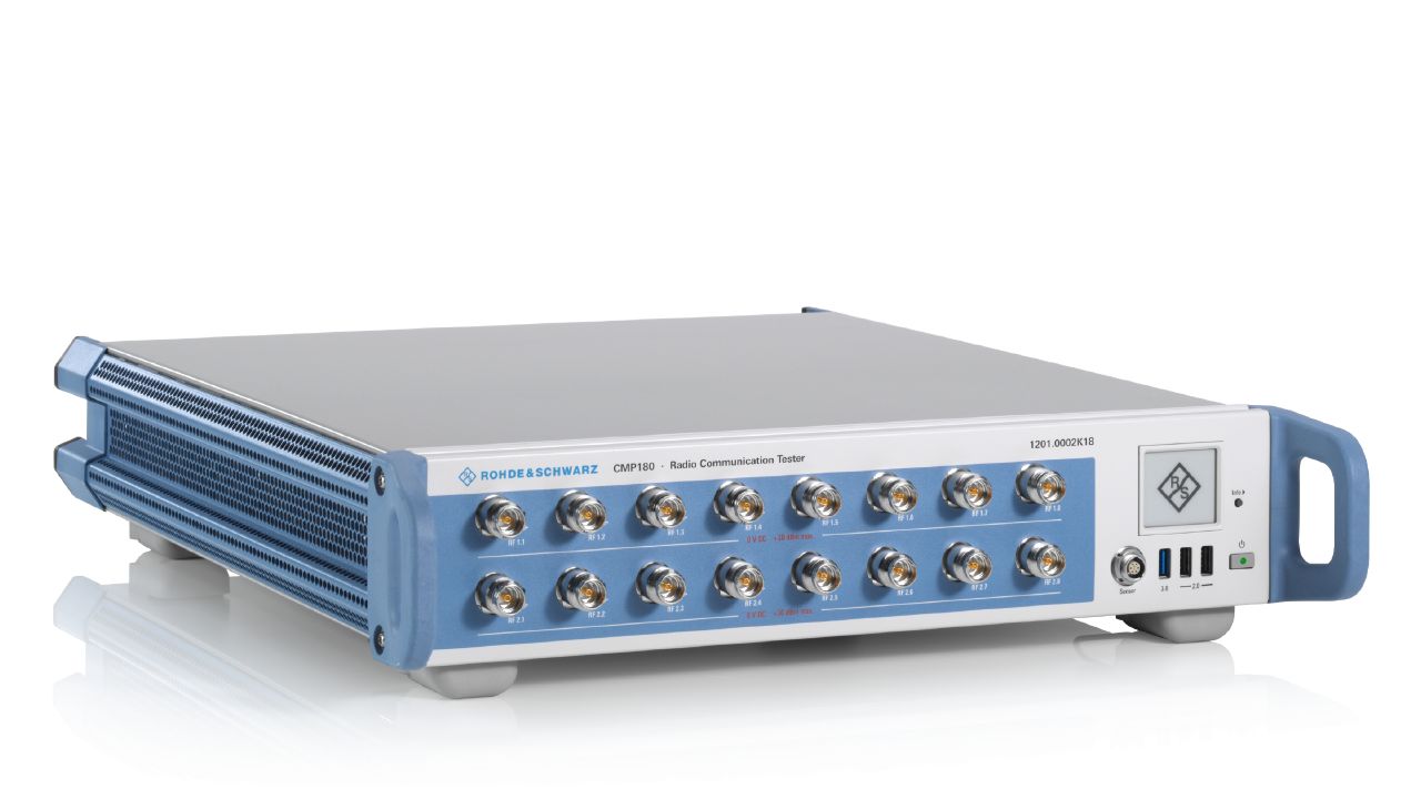 R&S®CMP180 無線電通訊測試儀（最高 8 GHz，雙獨立 RF 通道） 角度 3
