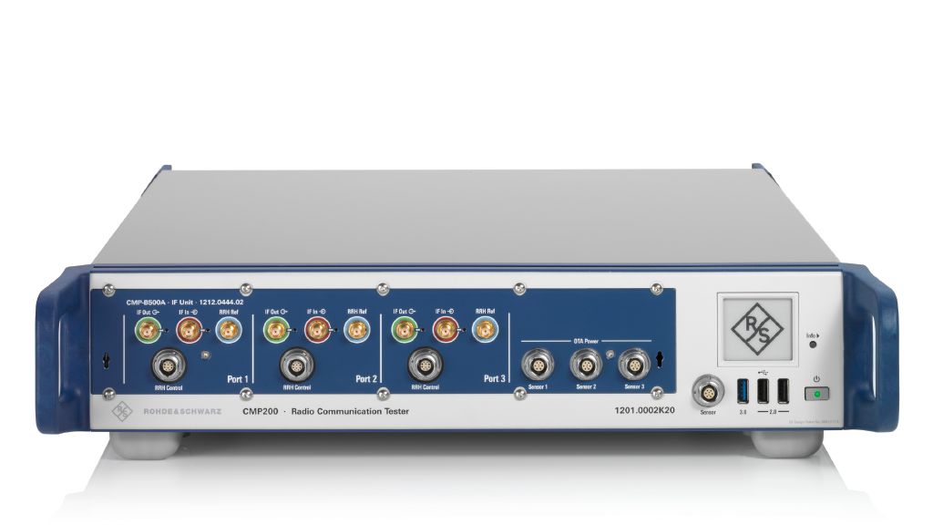 R&S®CMP200 mmWave 無線通訊測試儀（IF 6 – 20 GHz，並行多 DUT 測試） 角度 2