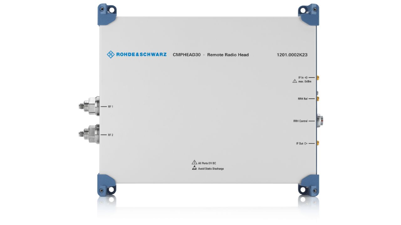 R&S®CMPHEAD 遠端射頻頭（CMPHEAD30，28 / 39 GHz mmWave） 角度 4
