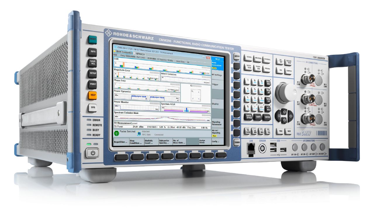 R&S®CMW290 緊湊型無線測試儀（NB-IoT / LTE-M / WLAN / Bluetooth） 角度 3