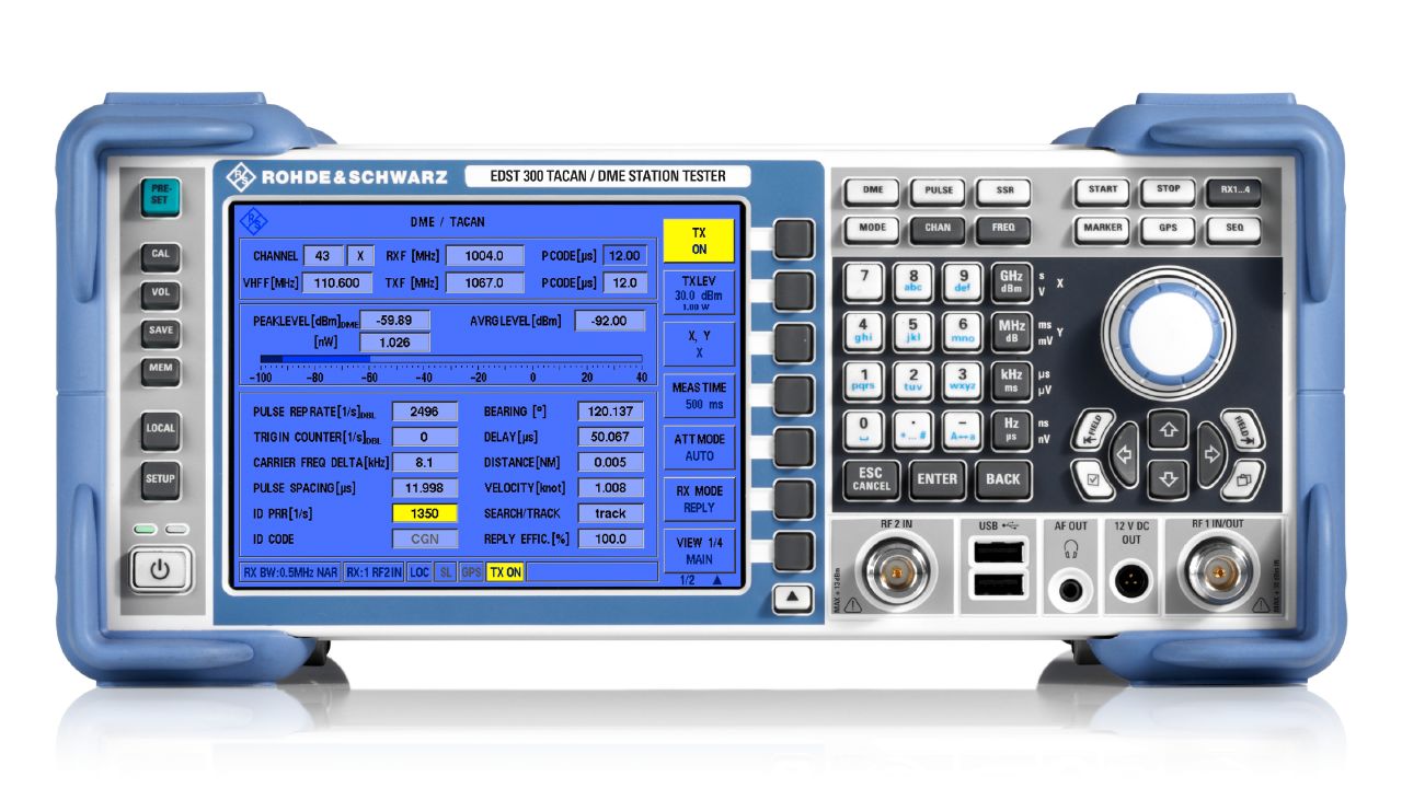 R&S EDST300 可攜式 DME / TACAN 分析儀