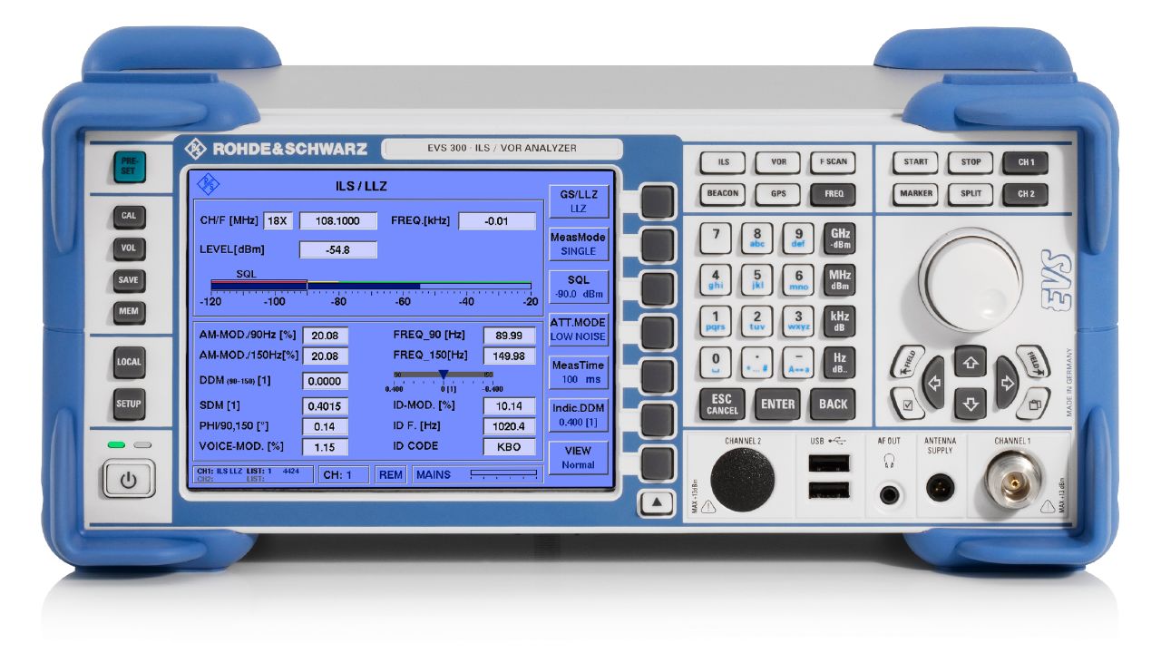 R&S EVS300 ILS/VOR 分析儀 已停產