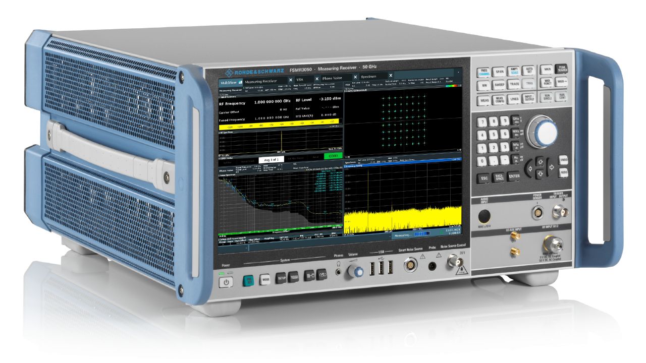 R&S®FSMR3000 微波量測接收器（10 Hz – 50 GHz，訊號產生器校準） 角度 4