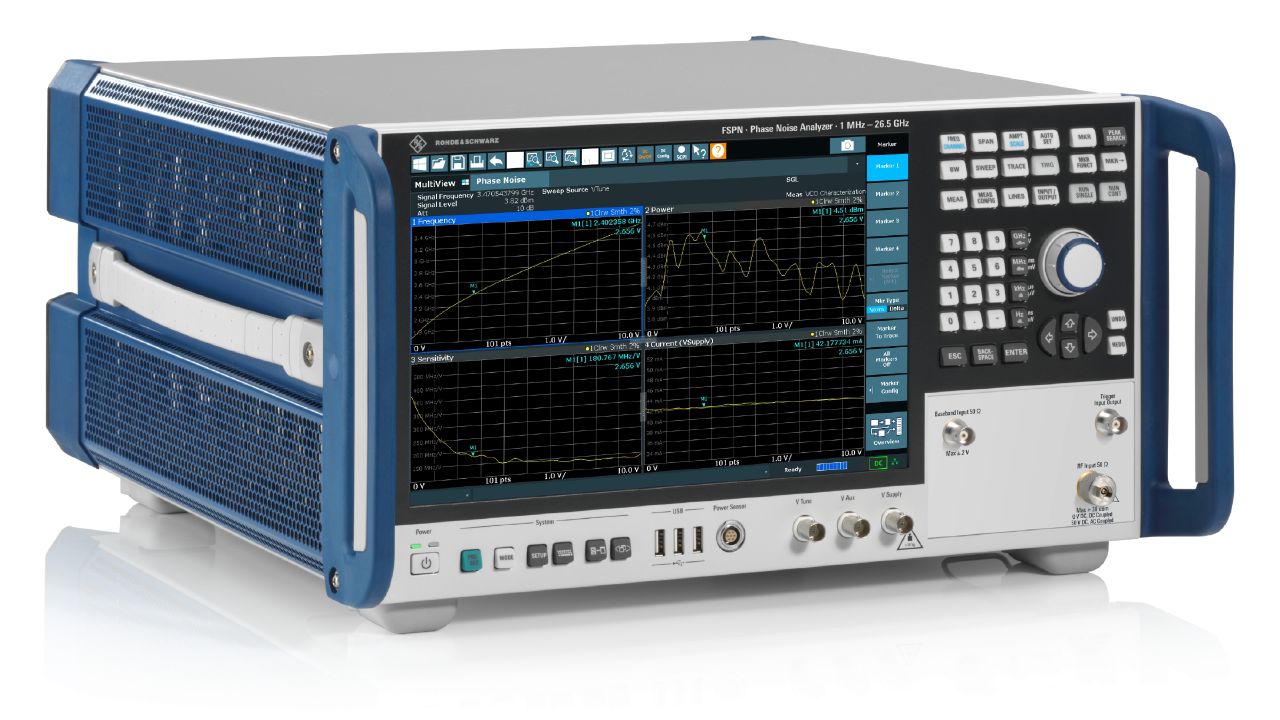 R&S®FSPN 相位雜訊分析儀與 VCO 測試儀（1 MHz – 50 GHz） 角度 3