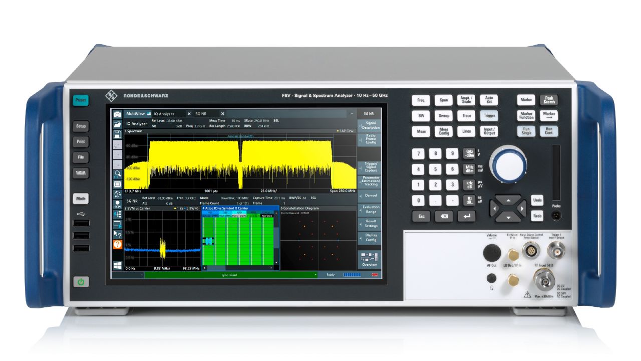 R&S®FSV3000 訊號與頻譜分析儀（10 Hz – 50 GHz） 角度 2