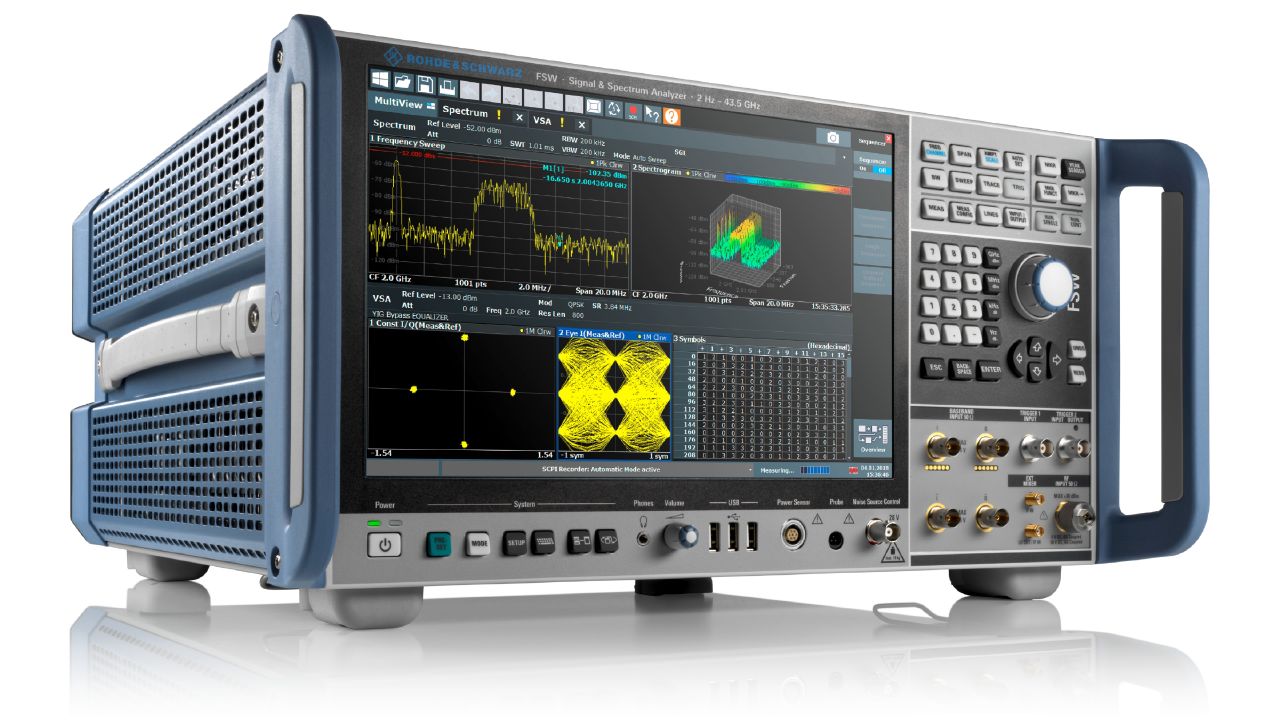 R&S®FSW 旗艦級訊號與頻譜分析儀（2 Hz – 90 GHz，8.3 GHz 分析頻寬） 角度 3