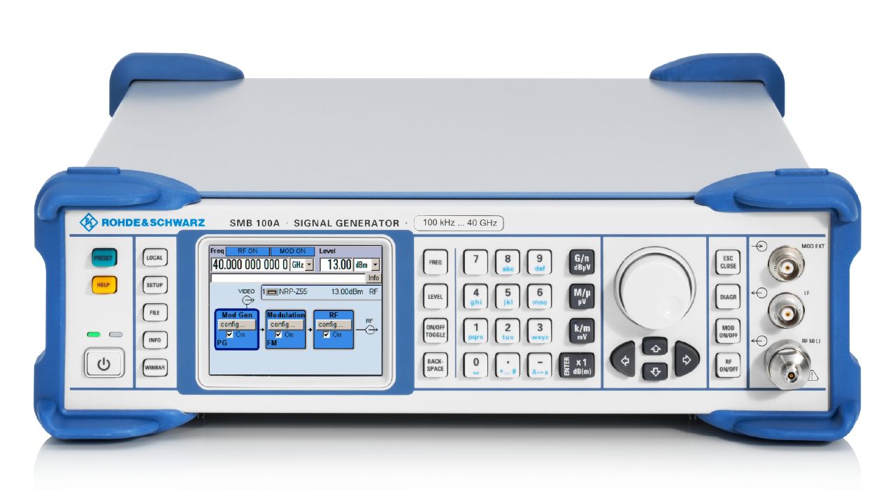 R&S®SMB100A 微波訊號產生器（9 kHz – 40 GHz） 角度 2