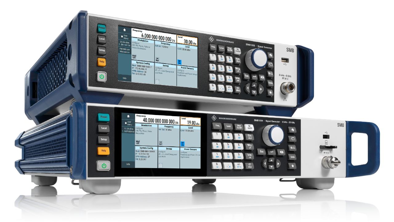 R&S®SMB100B RF 訊號產生器（8 kHz – 40 GHz，緊湊型） 角度 3