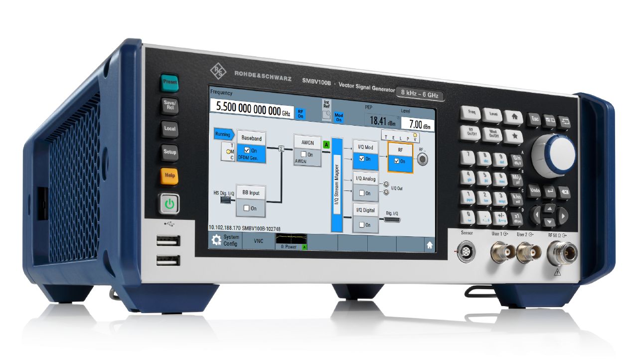 R&S®SMBV100B 向量訊號產生器（8 kHz – 6 GHz，2 GHz 調變頻寬） 角度 3