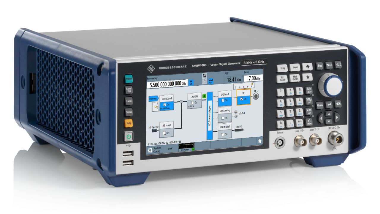 R&S®SMBV100B 向量訊號產生器（8 kHz – 6 GHz，2 GHz 調變頻寬） 角度 4