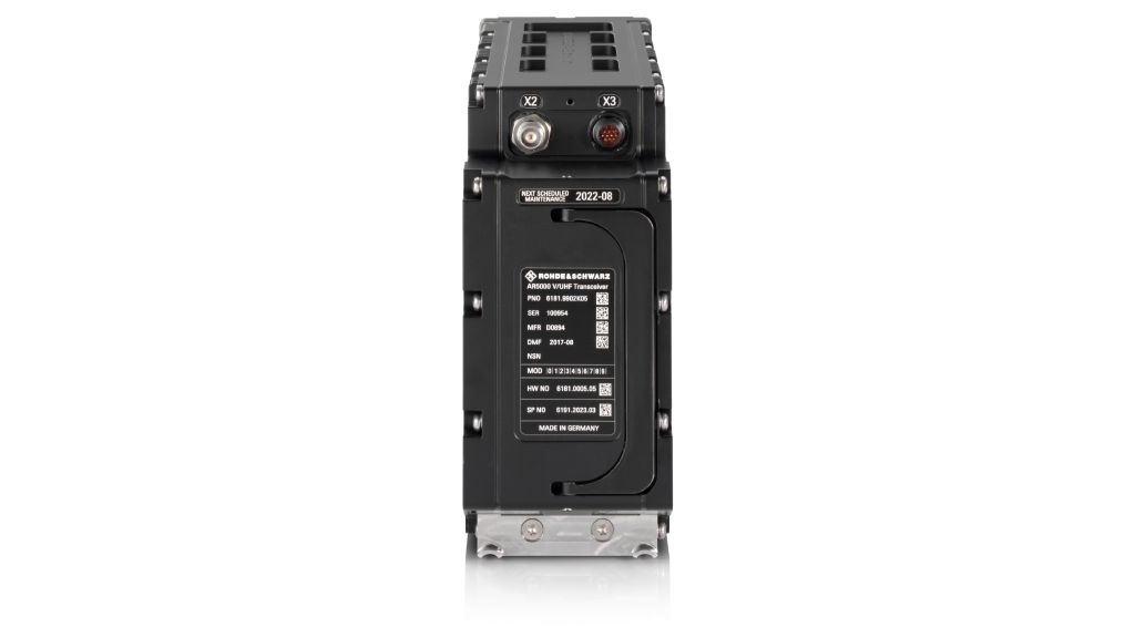 R&S®SOVERON AR 機載戰術軟體定義無線電
