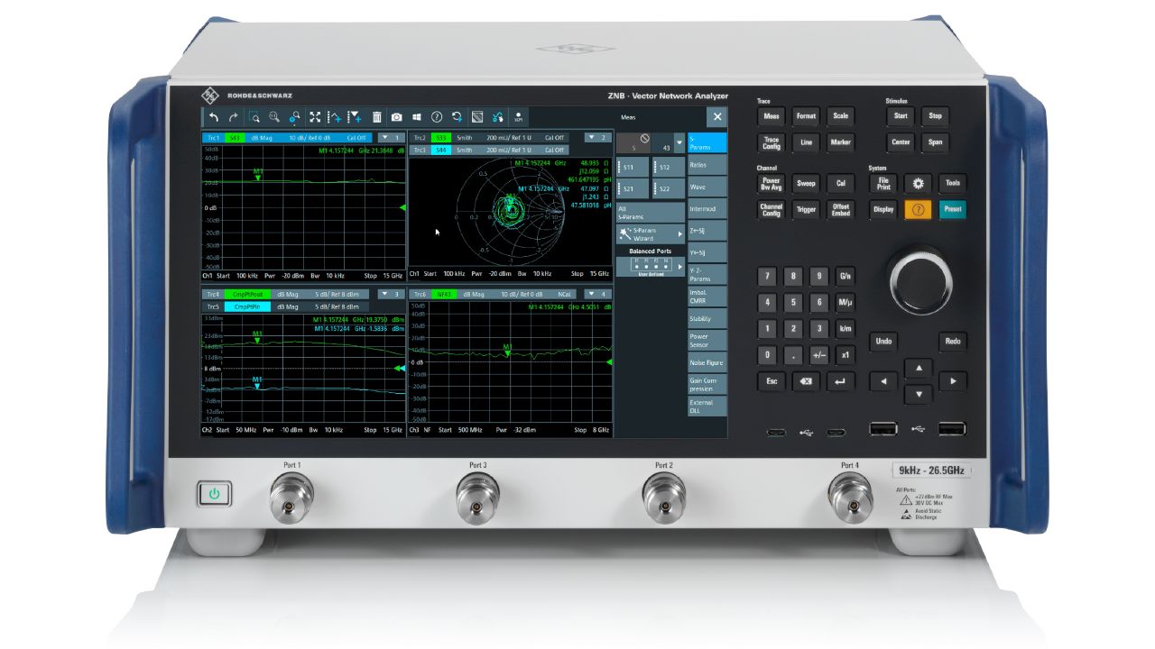 R&S®ZNB3000 向量網路分析儀（9 kHz – 43.5 GHz，超高速生產測試） 角度 4