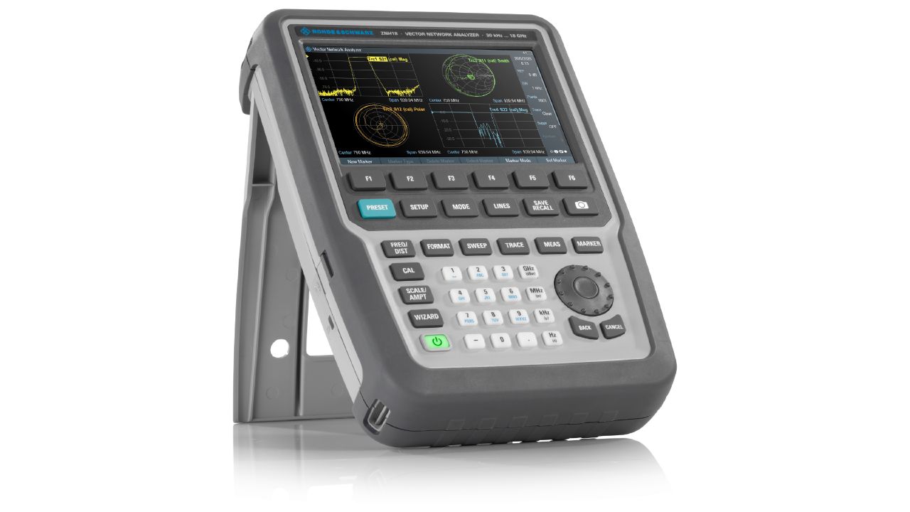 R&S®ZNH 手持式向量網路分析儀（30 kHz – 26.5 GHz） 角度 2